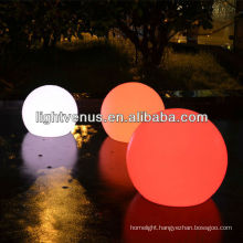 pe IP68 waterproof led colour changing ball with remote controller